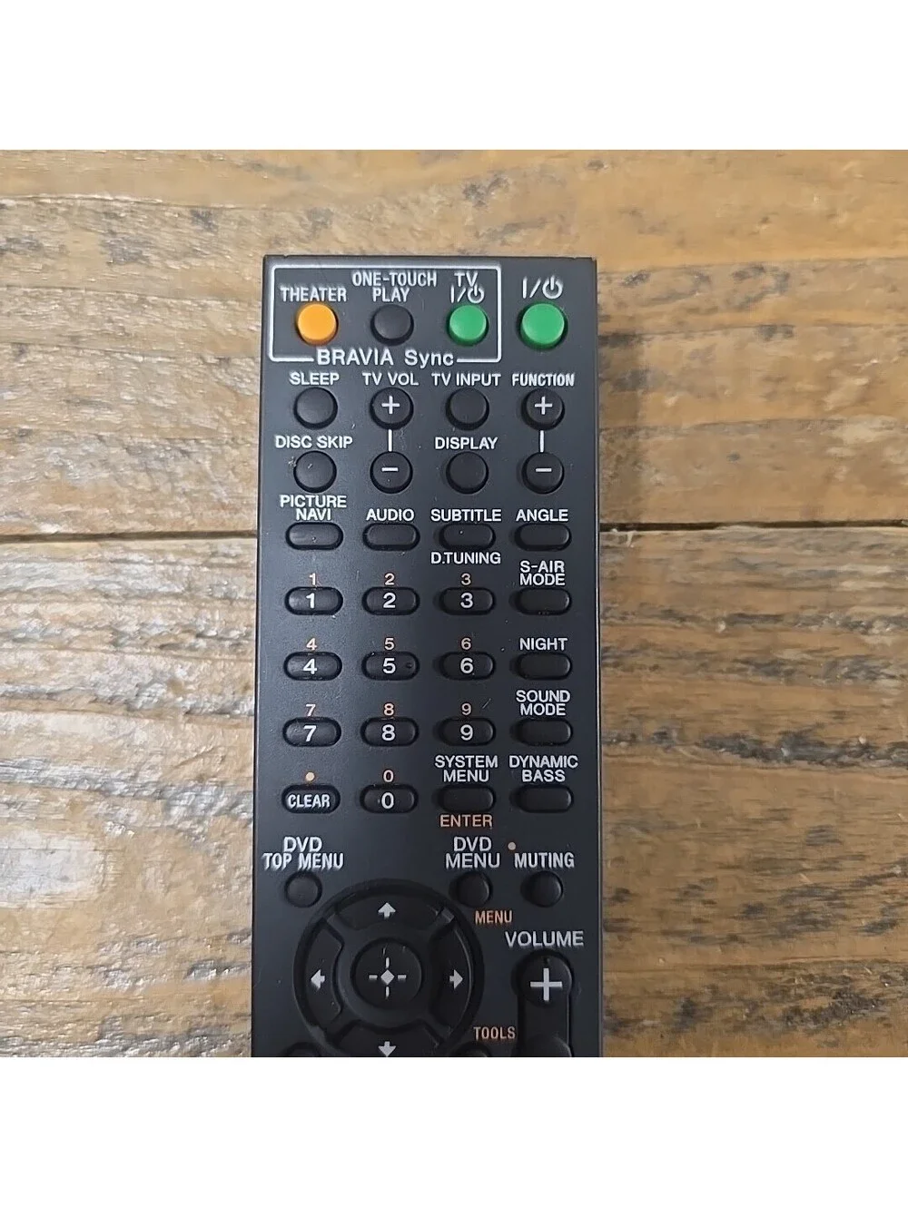 Sony RM-ADU007 Original OEM AV System Remote Control No Battery Cover